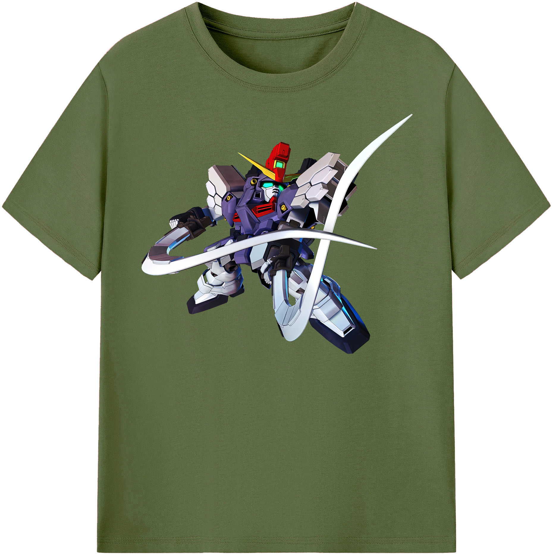 （画像用） 機動戦士ガンダム Mobile Suit Gundam 綿100％半袖Tシャツ（フロントプリント）